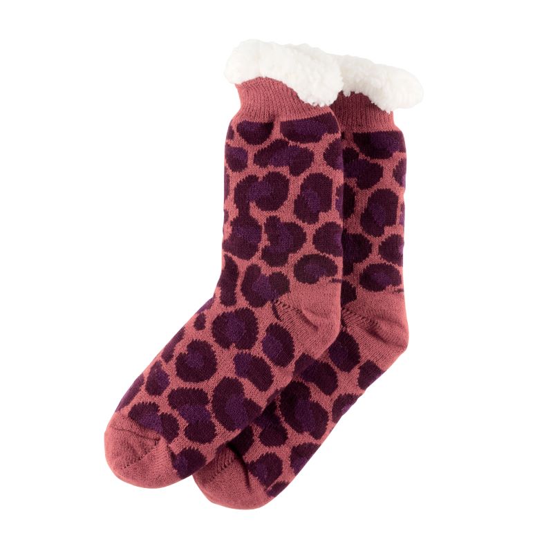 CHAUSSETTE SHERPA GRAIN DE FOLIE