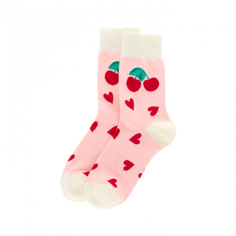 CHAUSSETTE NEC CERISE
