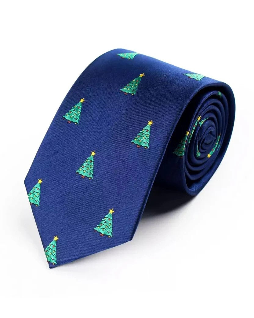 CRAVATE SAPIN BLEU - 10309