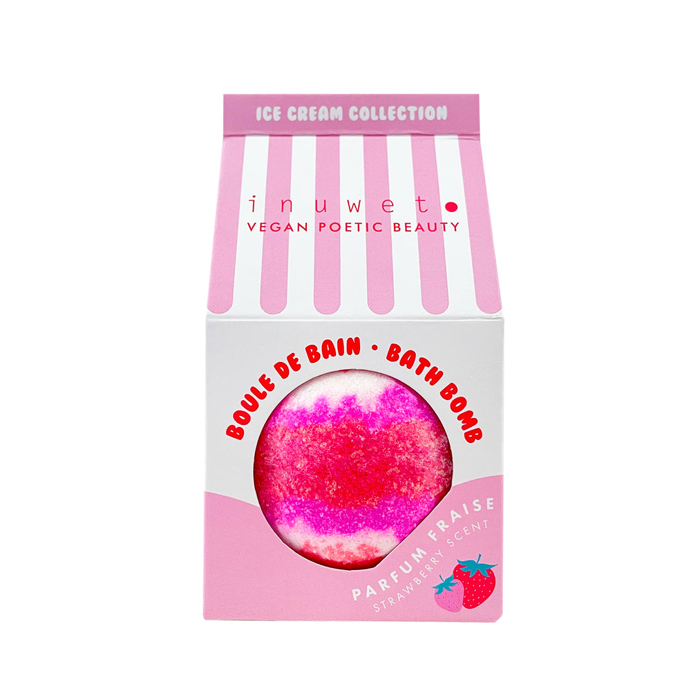 BOMBE DE BAIN FRAISE