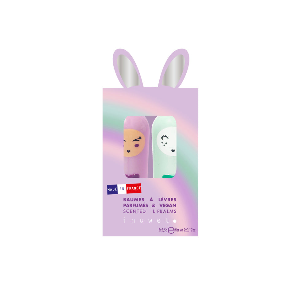 DUO BAUME A LEVRES COFFRET HELENE