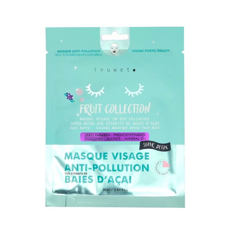 MASQUE BAIES D'ACAI ANTI POLLUTION