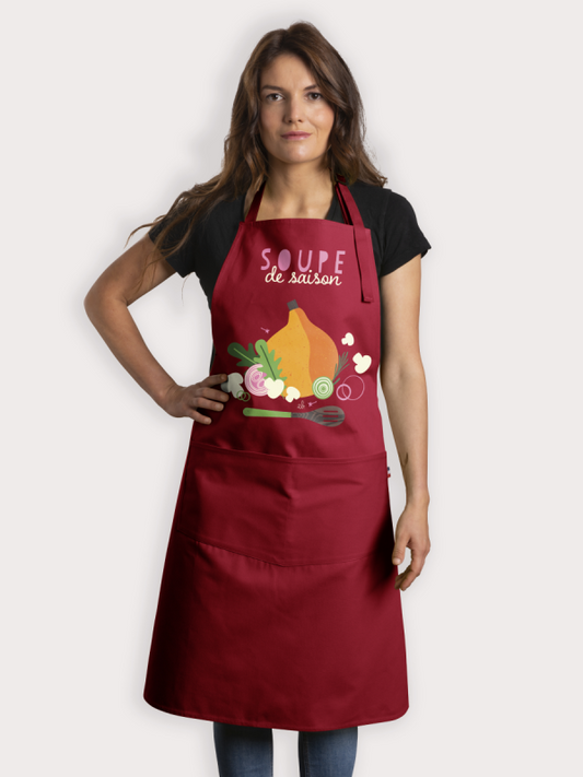 TABLIER ADULTE SOUPE DE SAISON BORDEAUX