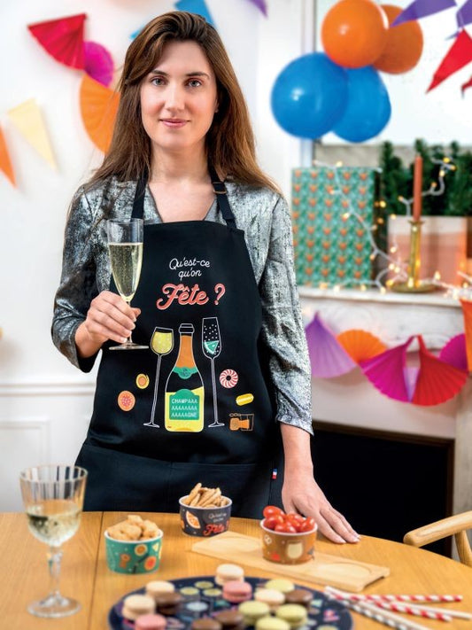 TABLIER ADULTE QU'EST CE QU'ON FÊTE