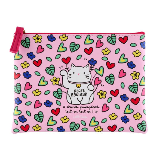 TROUSSE PAIX CHAT BONHEUR ROSE
