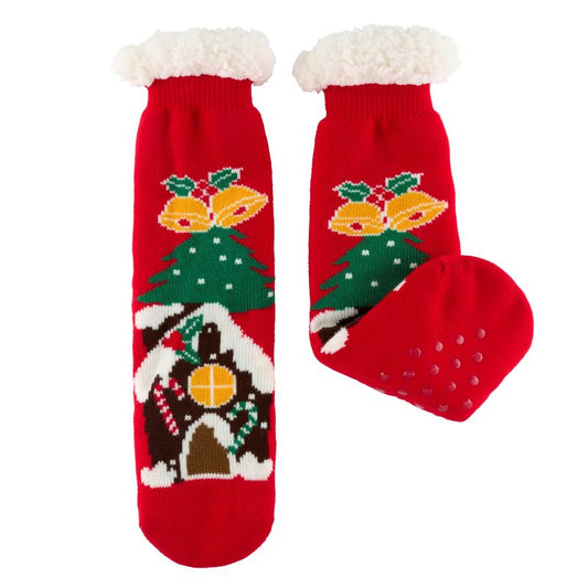 CHAUSSETTE SHERPA MAISON PAIN D'EPICES