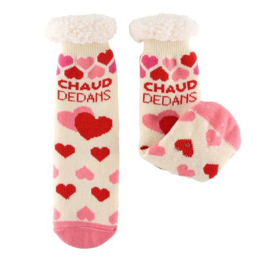 CHAUSSETTE SHERPA CHAUD DEDANS