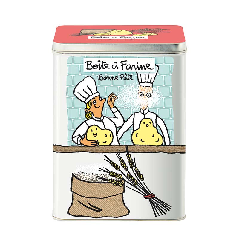 BOITE METAL FARINE BONNE PÂTE