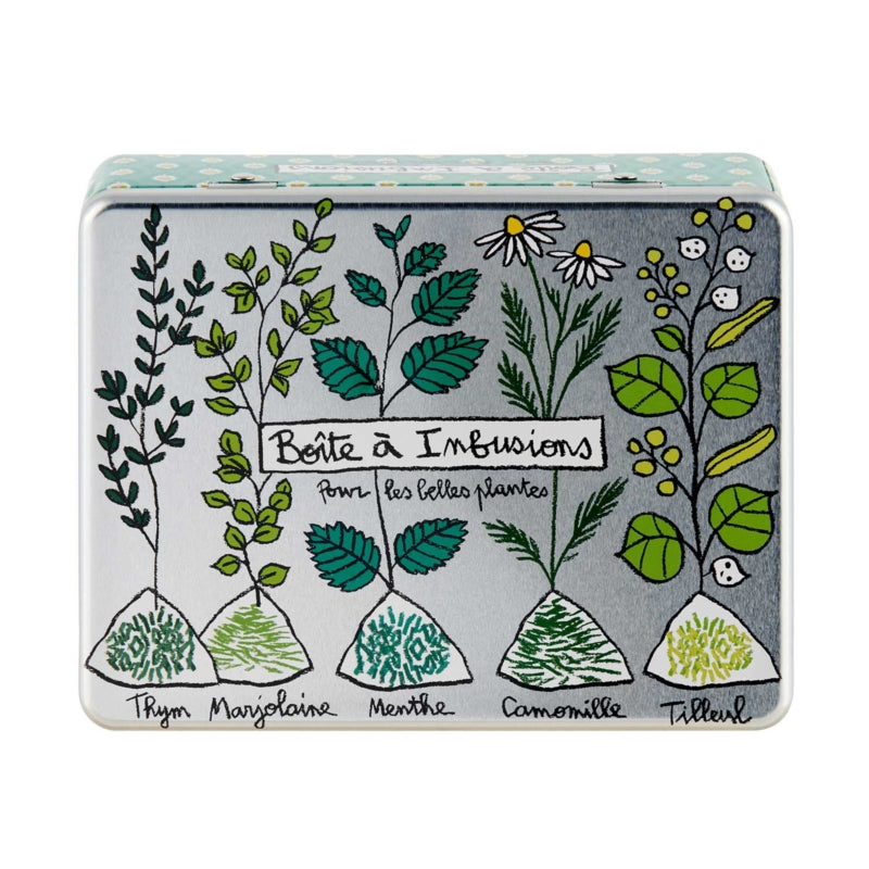 BOITE METAL COMP. INFUSIONS BELLES PLANTES