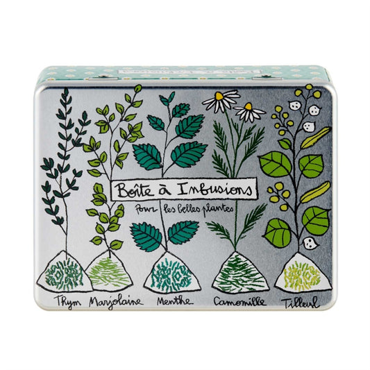 BOITE METAL COMP. INFUSIONS BELLES PLANTES
