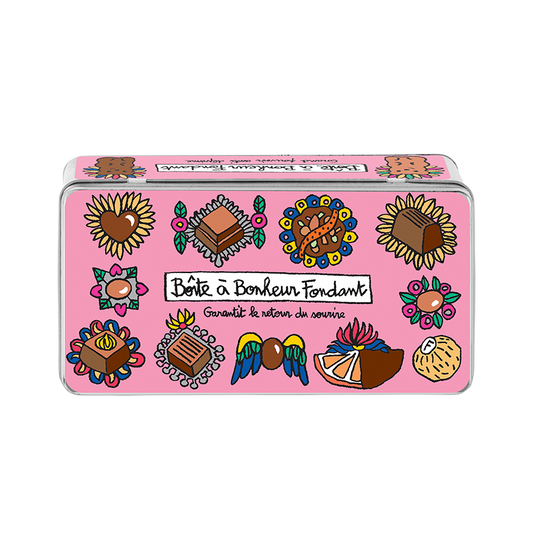 BOITE A CHOCOLAT TABLETTES BONHEUR FONDANT