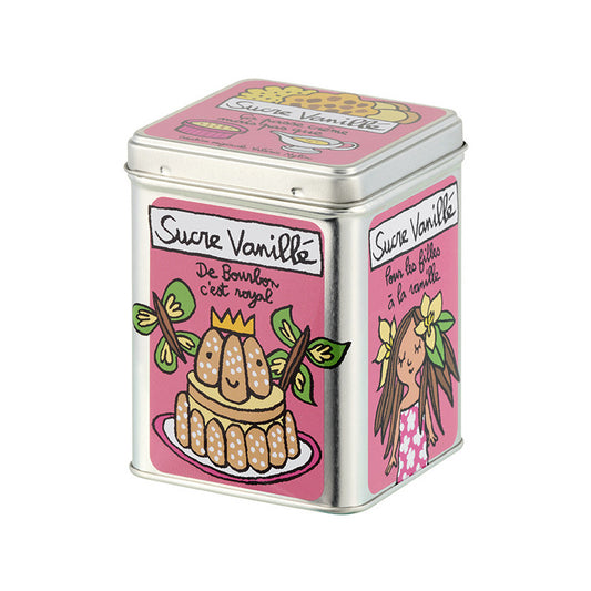 BOITE METAL SUCRE VANILLÉ BOURBON