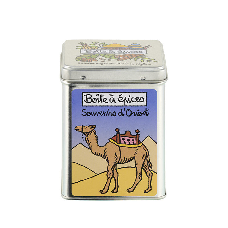 BOITE METAL EPICES SOUVENIRS D'ORIENT