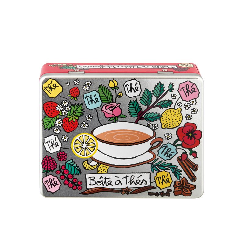 BOITE METAL COMP. THES PARFUMES