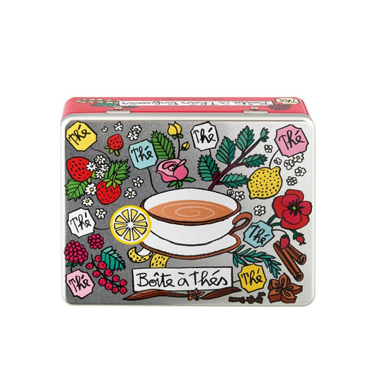 BOITE METAL COMP. THES PARFUMES