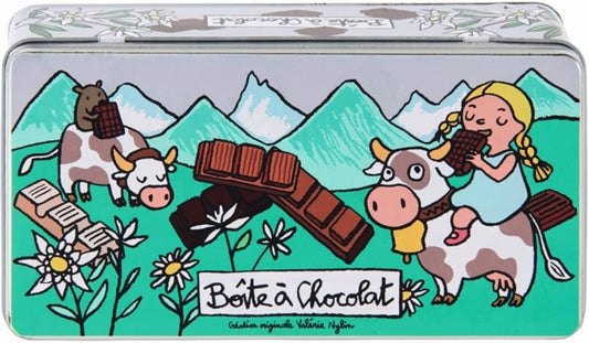 BOITE A CHOCOLAT TABLETTES ALPES