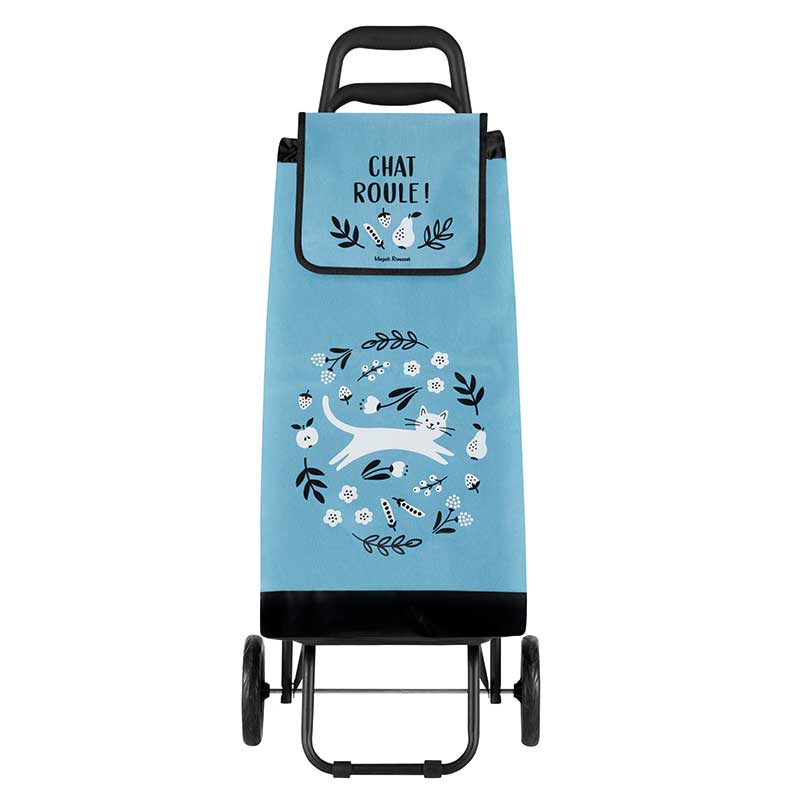 CHARIOT DE COURSES CHAT ROULE