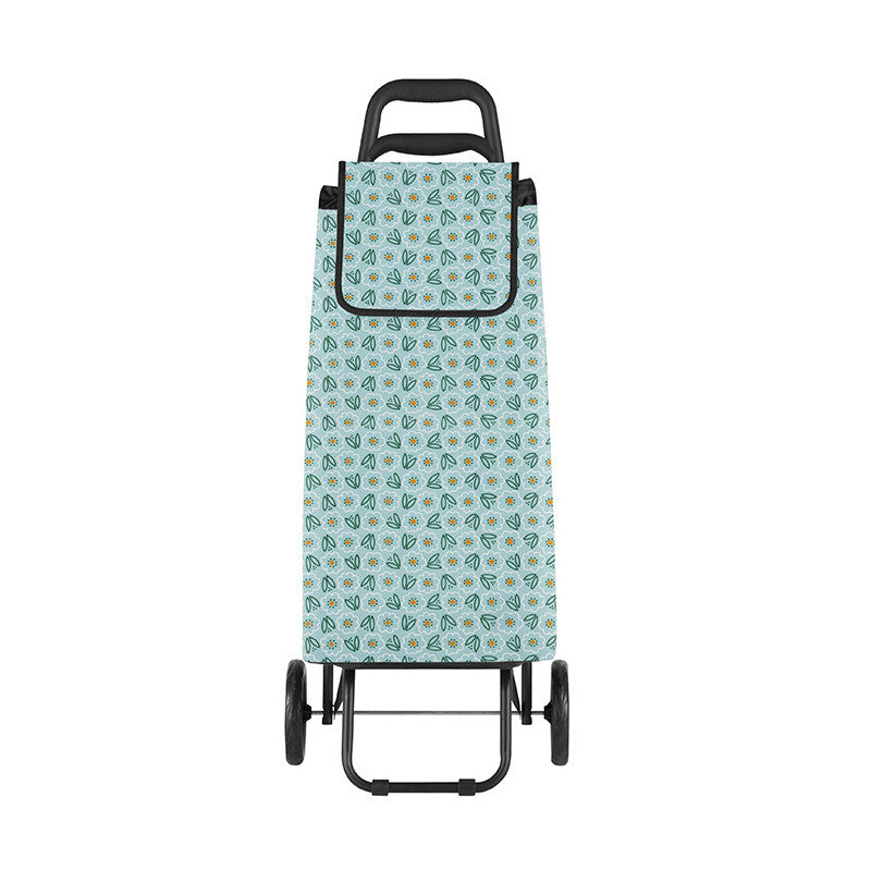 CHARIOT DE COURSES MOSAIQUE FLEURS