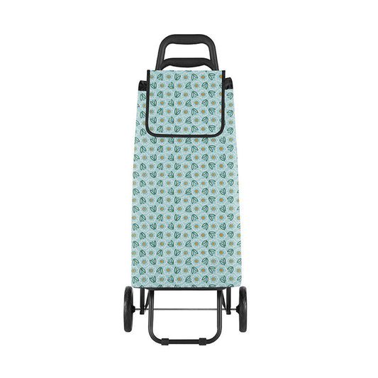 CHARIOT DE COURSES MOSAIQUE FLEURS