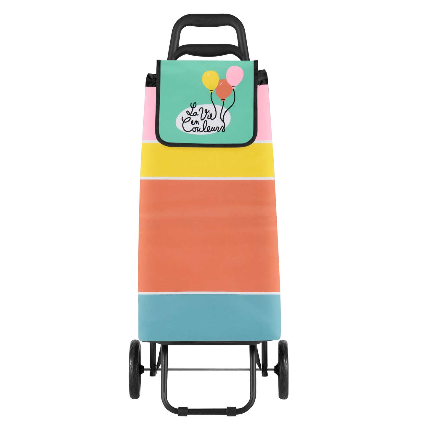 CHARIOT DE COURSES LA VIE EN COULEURS