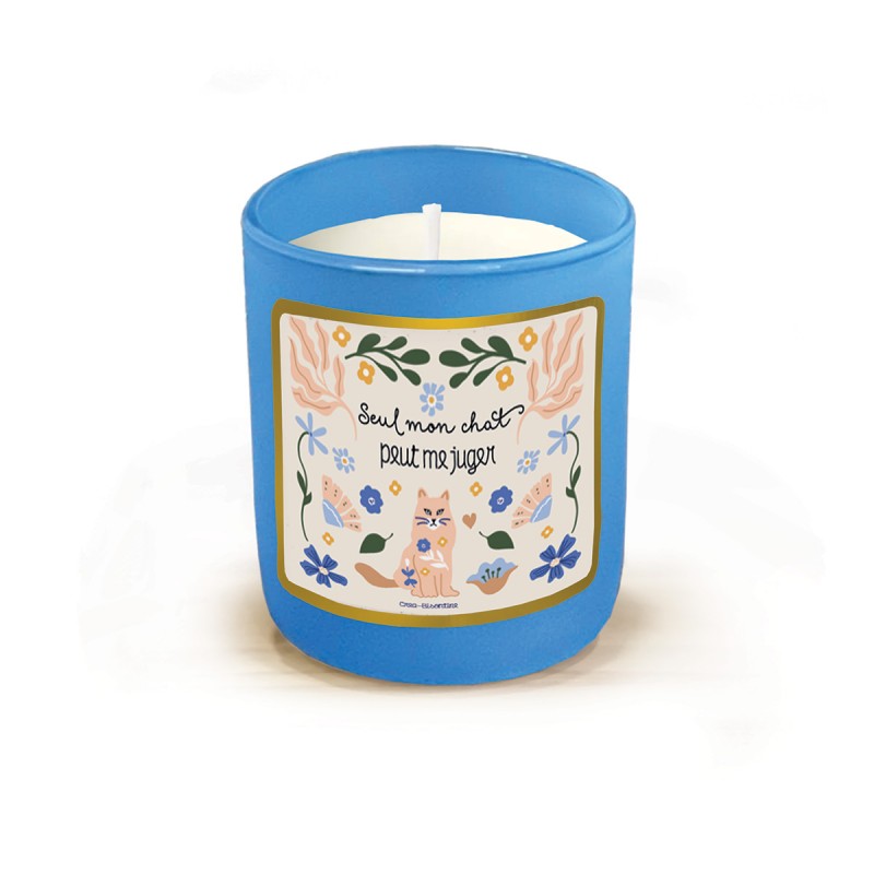 BOUGIE 220G SEUL MON CHAT PEUT ME JUGER