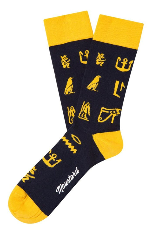 CHAUSSETTE HIEROGLYPHE HOMME