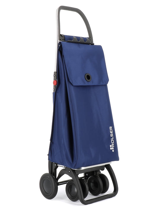 CHARIOT 4 ROUES PIVOTANTES PLIABLE BLEU KLEIN
