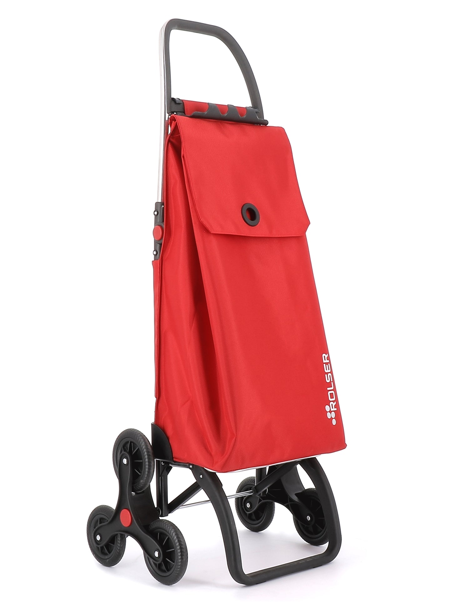 CHARIOT 6 ROUES PLIABLE ROUGE