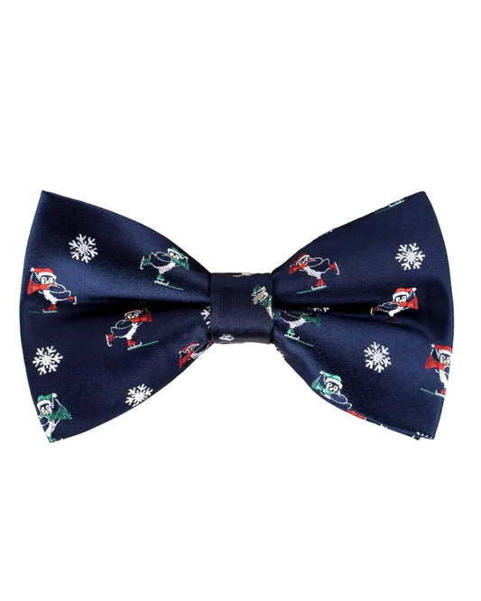 NOEUD PAP. PINGOUINS BLEU - 10422