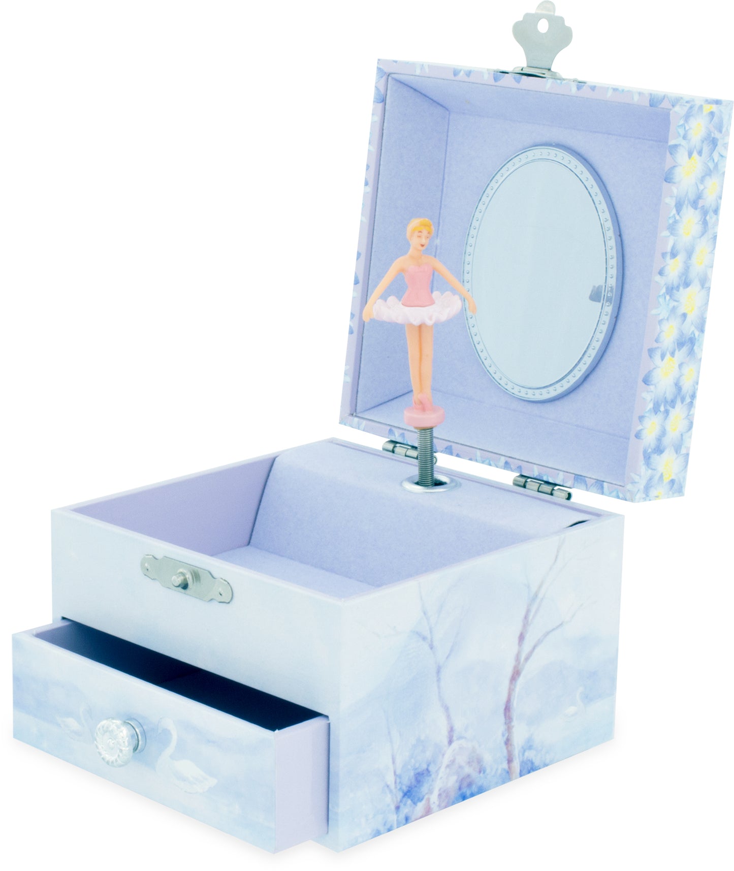 BOITE MUSIQUE CUBE LAC CYGNES - 9526