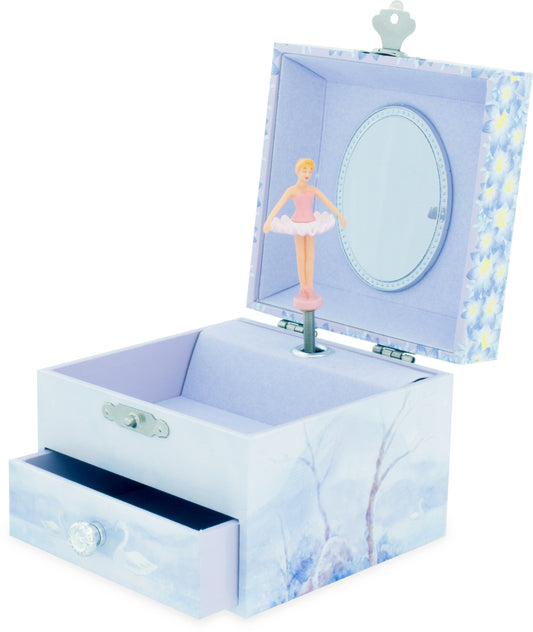 BOITE MUSIQUE CUBE LAC CYGNES - 9526