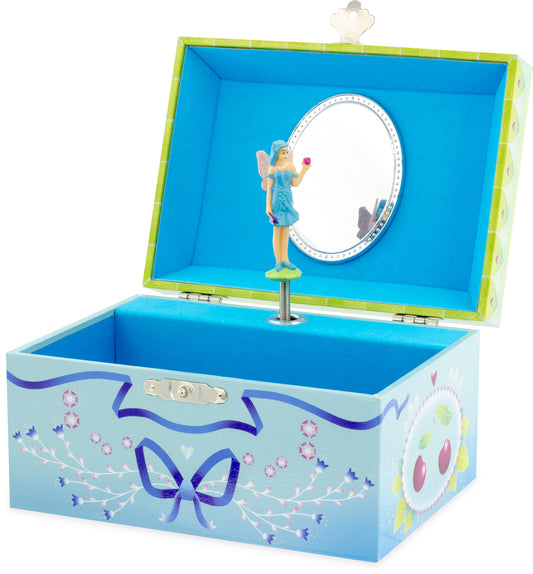 BOITE MUSIQUE RECTANGLE CERISE - 9533
