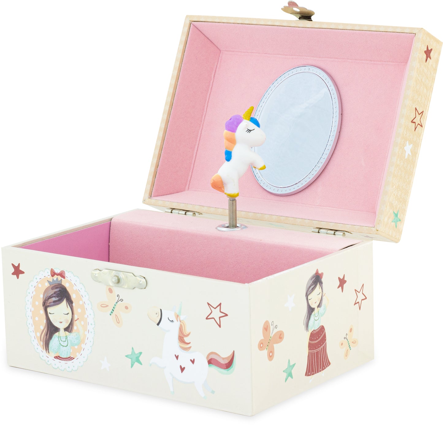 BOITE MUSIQUE RECTANGLE LICORNE - 9540