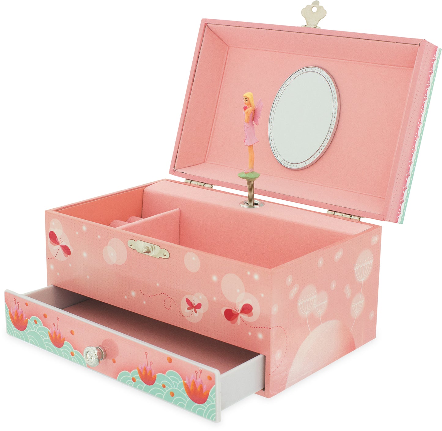 BOITE MUSIQUE BIJOUX LIBELLULE - 9506