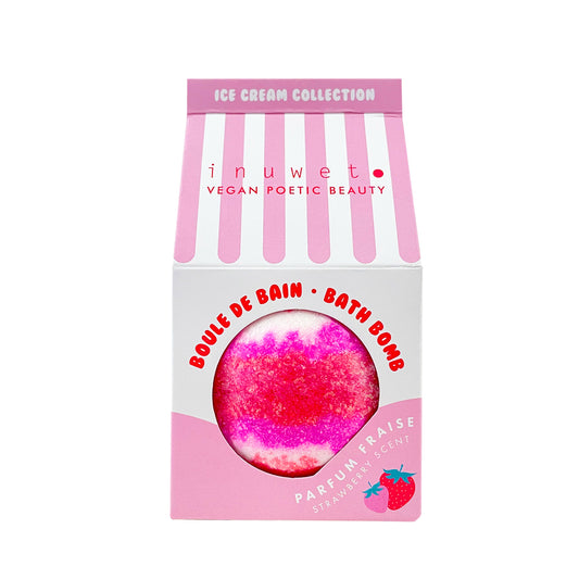BOMBE DE BAIN FRAISE