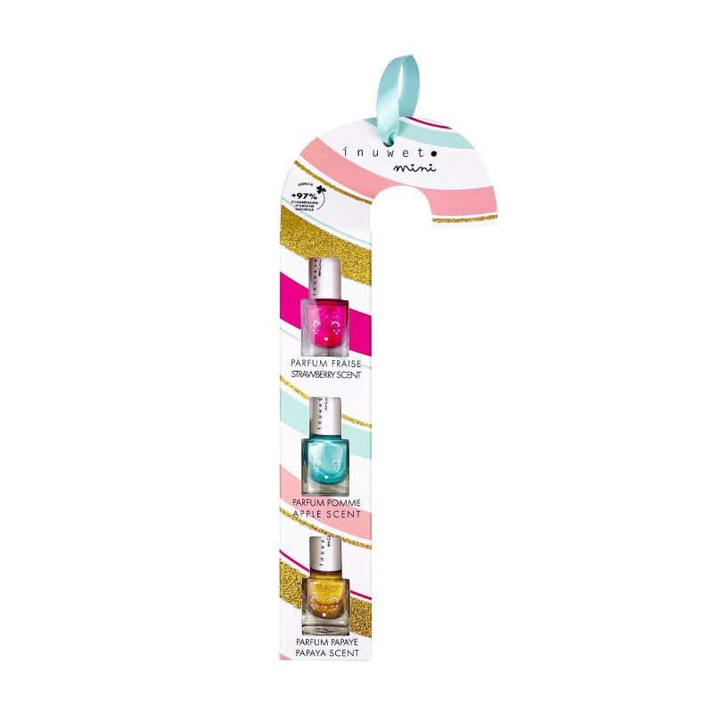 COFFRET TRIO DE VERNIS CANNE A SUCRE (PAPAYE+FRAISE+POMME)