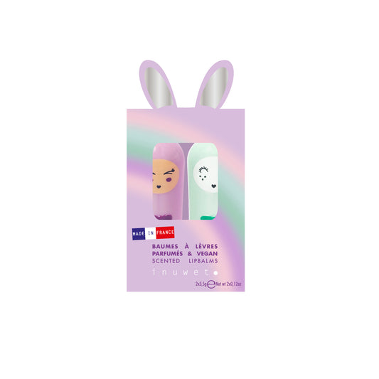 DUO BAUME A LEVRES COFFRET HELENE